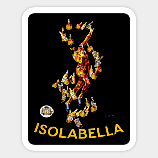 Leonetto Cappiello Isolabella Liqueur Advertising Sticker